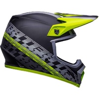 Bell MX-9 Mips Helmet Offset Matt Black/HI-VIZ Yellow