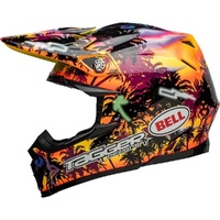 Bell MOTO-9S Flex Helmet Tagger Tropical FVR Yellow/Orange