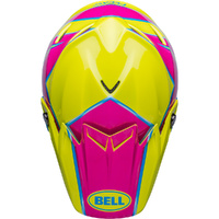 Bell MOTO-9S Flex Helmet Sprite Yellow/Magenta Product thumb image 1