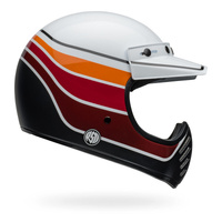 Bell MOTO-3 Helmet Rollin Sands Satin Gloss White/Black Product thumb image 1