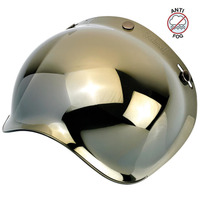 Biltwell Gringo Bubble Shield | Gold Mirror /OS Product thumb image 1