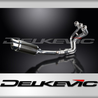 Yamaha MT-09 2013-2020 200MM Round Carbon 3 Into 1 Full Exhaust System Product thumb image 1