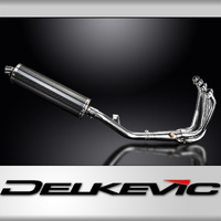 Kawasaki Z900RS 2018-2023 450MM Oval Carbon Full Exhaust System Product thumb image 1