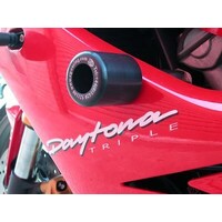 R&G Crash Protection Black TRI 675 Daytona '06- Product thumb image 1