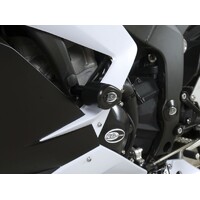 R&G Aero Crash Protectors Black KAW ZX6R '13-