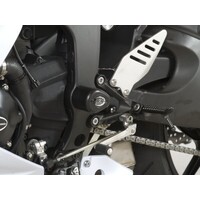 R&G Aero Crash Protectors Black S/ARM Pivot KAW ZX6R '13- Product thumb image 1