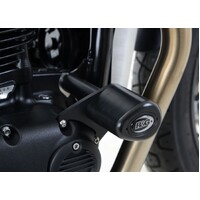 R&G Aero Crash Protectors Black TRI Street Twin/Bonneville T100/Thruxton Various Product thumb image 1