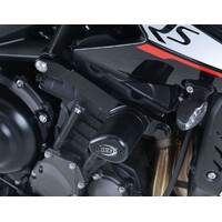 R&G Aero Crash Protectors Black TRI Street Triple 765 RS/R/S '17- Product thumb image 1