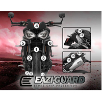 Eazi-Guard Paint Protection Film for Triumph Speed Triple 2016 – 2017  gloss Product thumb image 1