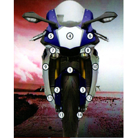 Eazi-Guard Paint Protection Film for Yamaha YZF-R1 2015 - 2019  gloss Product thumb image 1