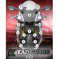 Eazi-Guard Paint Protection Film for Yamaha YZF-R1M 2015 - 2019  gloss