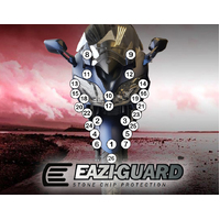 Eazi-Guard Paint Protection Film for Yamaha FJR1300AE/AS  gloss