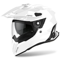 Airoh Commander Adventure Helmet White Gloss