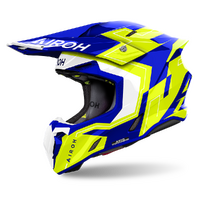 Airoh Helmet Twist 3 Dizzy Blue/Yellow Gloss