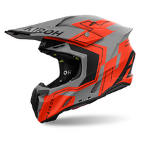 Airoh Helmet Twist 3 Dizzy Orange Fluo Matt