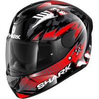 Shark D-SKWAL 2 Penxa Helmet Black/Red