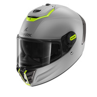 Shark Spartan RS Blank Helmet Silver/Yellow