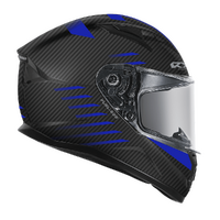 RXT Helmet 825 STREET 2 - FUEL Matt Carbo Black/Bue Product thumb image 1