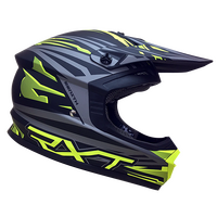 RXT Zenith  III Off Road Helmet Black/Fluro