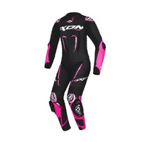 Ixon Vortex 3 Ladies 1P Suit Black/Pink/White Product thumb image 1