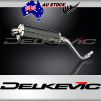 Suzuki DR650SE 1996-2024 350MM Oval Carbon Exhaust System Product thumb image 1