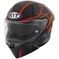 KYT R2R Concept Helmet Matt Black/Red