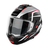 Nolan N120-1 Flip Over Nightlife Helmet White/Black/Red Product thumb image 1