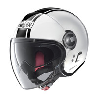 Nolan N21 Visor Open Face Dolce Vita Helmet White/Black Product thumb image 1