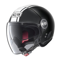 Nolan N21 Visor Open Face Dolce Vita Helmet Flat Black/White Product thumb image 1