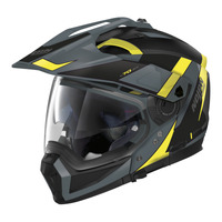 Nolan N70-2 X Adventure Skyfall Helmet Grey/Yellow/Black