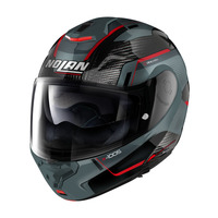 Nolan X-1005 UC Flip Up Undercover Helmet Carbon Grey/Red Product thumb image 1