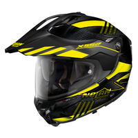 Nolan X-552 UC Adventure Wingsuit Flat Helmet Carbon/Yellow/Black