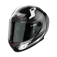 Nolan X-804 RS Full Face Hot Lap Helmet Carbon/White Product thumb image 1