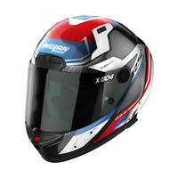 Nolan X-804 RS Full Face Maven Helmet Carbon/Red/White/Blue