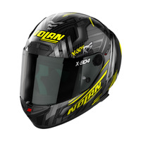 Nolan X-804 RS Full Face Spectre Helmet Carbon/Yellow/Chrome