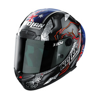 Nolan X-804 RS Full Face Stoner Helmet Carbon/Blue/White/Red