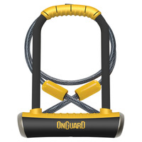 Onguard OG U-LOCK & Cable | Pitbull | U-LOCK 14mm X 11.5cm X 23cm | Cable 10mm X 120cm