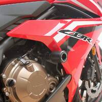 Oggy Knobbs Honda CBR500R 16-18 (Black KNOBBS) Product thumb image 1