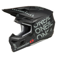 Oneal 25 3SRS Helmet Static V.25 - Matte BLK/GRY