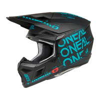 Oneal 25 3SRS Helmet Static V.25 - Matte BLK/Teal