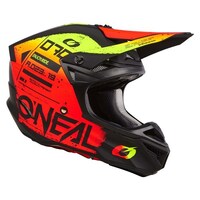 Oneal 25 5SRS Helmet Scarz V.24 - BLK/Red/YEL