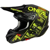 Oneal 5SRS Helmet Attack V.23 - Black/N-Yellow