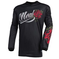 Oneal 25 Element Threat Ladies Jersey Roses V.22 - BLK/Red Product thumb image 1