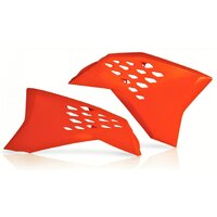 Acerbis Radiator Shrouds KTM SX SXF 07-10 EXC Excf 08-11 Orange