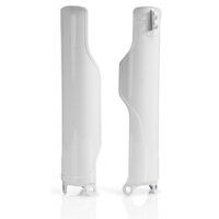 Acerbis Fork Covers CR 125 250 04-07 CRF 250 450 04-18 White