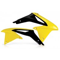 Acerbis Radiator Shrouds Suzuki RMZ 450 08-17 Yellow Black