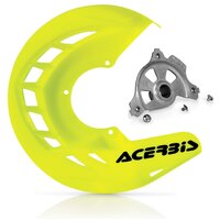 Acerbis X-BRAKE Disc Cover & Mount FLO Yellow Yamaha YZF 14-25