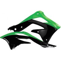 Acerbis Radiator Shrouds Kawasaki KXF 450 12-15 Green Black