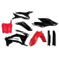 Acerbis Plastic KIT Honda CRF 250 14-17 450 13-16 Red Black