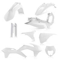 Acerbis Plastic KIT KTM EXC Excf 14-15 White